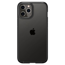 „Spigen Ultra Hybrid“ dėklas, skirtas „iPhone 12“ / „iPhone 12 Pro“ – matinė juoda