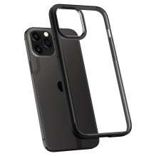 „Spigen Ultra Hybrid“ dėklas, skirtas „iPhone 12“ / „iPhone 12 Pro“ – matinė juoda