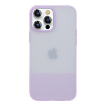 Kingxbar Plain Series dėklo dangtelis iPhone 13 Pro silikoniniam dėklui violetinis