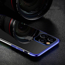 Clear Color Case Gel TPU Electroplating frame Cover for Xiaomi Mi 11 black Clear Color Case Gel TPU Electroplating frame Cover for Xiaomi Mi 11 black