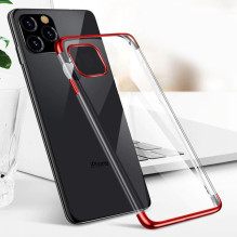 Clear Color Case Gel TPU Electroplating frame Cover for Xiaomi Mi 11 blue Clear Color Case Gel TPU Electroplating frame Cover for Xiaomi Mi 11 blue