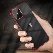 Clear Color Case Gel TPU Electroplating frame Cover for Xiaomi Mi 11 blue Clear Color Case Gel TPU Electroplating frame Cover for Xiaomi Mi 11 blue