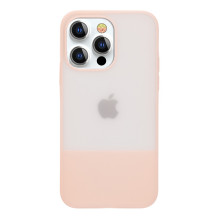 Kingxbar Plain Series dėklo dangtelis iPhone 13 Pro silikoninis dangtelis rožinis