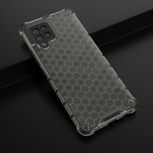Honeycomb Case armor cover with TPU Bumper for Samsung Galaxy A42 5G black Honeycomb Case armor cover with TPU Bumper for Samsung Galaxy A42 5G black