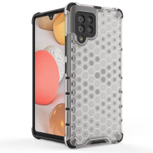 Honeycomb Case armor cover with TPU Bumper for Samsung Galaxy A42 5G black Honeycomb Case armor cover with TPU Bumper for Samsung Galaxy A42 5G black