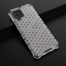 Honeycomb Case šarvų dangtelis su TPU buferiu, skirtas Samsung Galaxy A42 5G skaidrus Honeycomb Case šarvų dangtelis su TPU buferiu, skirtas Samsung Galaxy A42 5G skaidrus