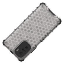 Honeycomb Case šarvų dangtelis su TPU buferiu, skirtas Xiaomi Redmi K40 Pro+ / K40 Pro / K40 / Poco F3 blue Honeycomb Case šarvų dangtelis su TPU buferiu, skirtas Xiaomi Redmi K40 Pro+ / K40 Pro / K40 / Poco F3 blue