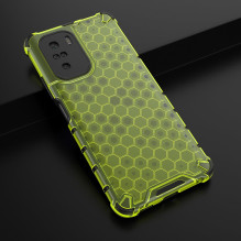 Honeycomb Case armor cover with TPU Bumper for Xiaomi Redmi K40 Pro+ / K40 Pro / K40 / Poco F3 green Honeycomb Case armor cover with TPU Bumper for Xiaomi Redmi K40 Pro+ / K40 Pro / K40 / Poco F3 green