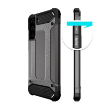 Hybrid Armor Case Tvirtas tvirtas dangtelis, skirtas Samsung Galaxy S22+ (S22 Plus) juodas