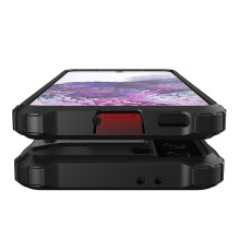 Hybrid Armor Case Tough Rugged Cover for Samsung Galaxy S22+ (S22 Plus) black