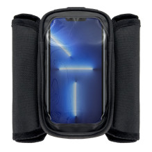Wozinsky bicycle frame bag, waterproof phone case, 1.5l, black (WBB26BK)