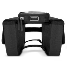 Wozinsky bicycle frame bag, waterproof phone case, 1.5l, black (WBB26BK)