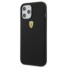Ferrari FESSIHCP12LBK iPhone 12 Pro Max 6.7" black / black hardcase On Track Silicone