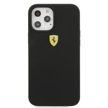 Ferrari FESSIHCP12LBK iPhone 12 Pro Max 6.7" black / black hardcase On Track Silicone