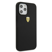 Ferrari FESSIHCP12LBK iPhone 12 Pro Max 6.7" black / black hardcase On Track Silicone