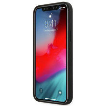 Ferrari FESSIHCP12LBK iPhone 12 Pro Max 6,7' juodas / juodas kietas dėklas ant bėgių silikono