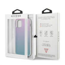 „Guess 4G 3D Pattern Collection“ dėklas, skirtas „iPhone 12 Pro Max“ – mėlynas ir rožinis