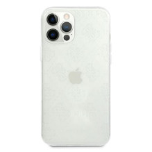 Guess GUHCP12L3D4GTR iPhone 12 Pro Max 6,7 colio skaidraus kieto dėklo 4G 3D raštų kolekcija