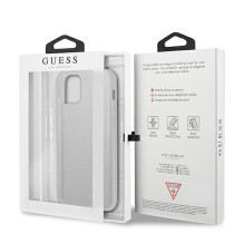 Guess GUHCP12L3D4GTR iPhone 12 Pro Max 6,7 colio skaidraus kieto dėklo 4G 3D raštų kolekcija