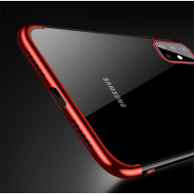 Skaidrios spalvos korpuso gelis TPU galvanizavimo rėmo dangtelis, skirtas Samsung Galaxy A72 4G mėlynas Skaidrios spalvos korpuso gelis TPU galvanizavimo rėmo dangtelis, skirtas Samsung Galaxy A72 4G mėlynas