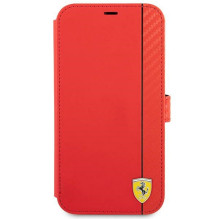 Ferrari FESAXFLBKP13SRE iPhone 13 mini 5.4" red / red book On Track Carbon Stripe Ferrari FESAXFLBKP13SRE iPhone 13 mini 5.4" red / red book On Track Carbon Stripe