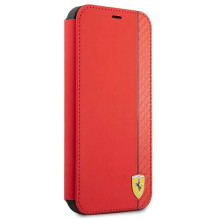 Ferrari FESAXFLBKP13SRE iPhone 13 mini 5.4" red / red book On Track Carbon Stripe Ferrari FESAXFLBKP13SRE iPhone 13 mini 5.4" red / red book On Track Carbon Stripe