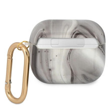 Guess GUA3UNMK AirPods 3 dangtelis juodas / juodas Marble Collection Guess GUA3UNMK AirPods 3 dangtelis juodas / juodas Marble Collection
