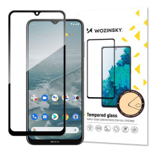 Wozinsky super durable Full Glue tempered glass full screen with frame Case Friendly Nokia G20 black Wozinsky super durable Full Glue tempered glass full screen with frame Case Friendly Nokia G20 black