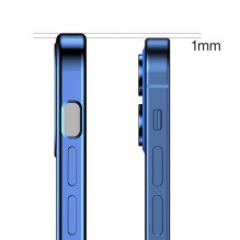 Joyroom New Beauty Series ultra thin case with electroplated frame for iPhone 12 mini black (JR-BP741)