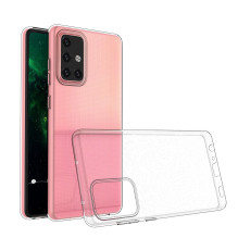 Ultra Clear 0,5 mm Case Gel TPU dangtelis, skirtas Samsung Galaxy A72 4G skaidrus
