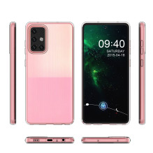Ultra Clear 0,5 mm Case Gel TPU dangtelis, skirtas Samsung Galaxy A72 4G skaidrus