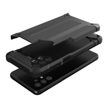 Hibridinis šarvų dėklas Tvirtas tvirtas dangtelis, skirtas Samsung Galaxy A32 5G auksinis