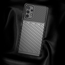 Thunder Case Lankstus Tvirtas Tvirtas Dangtis TPU dėklas, skirtas Samsung Galaxy A72 4G žalias