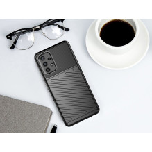 Thunder Case Lankstus Tvirtas Tvirtas Dangtis TPU dėklas, skirtas Samsung Galaxy A72 4G žalias