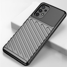 Thunder Case Lankstus Tvirtas Tvirtas Dangtis TPU dėklas, skirtas Samsung Galaxy A72 4G žalias