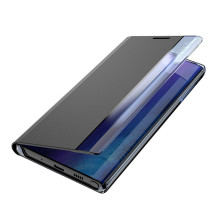 Sleep Case Knygų lentynos tipo dėklas su išmaniuoju langu, skirtas Samsung Galaxy A22 4G rožinis Sleep Case Knygų lentynos tipo dėklas su išmaniuoju langu, skirtas Samsung Galaxy A22 4G rožinis