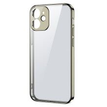 Joyroom New Beauty Series itin plonas dėklas su galvanizuotu rėmu, skirtas iPhone 12 Pro Max golden (JR-BP744)
