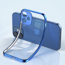 Joyroom New Beauty Series itin plonas dėklas su galvanizuotu rėmu, skirtas iPhone 12 Pro Max golden (JR-BP744)