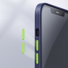 Joyroom Color Series dėklas, skirtas iPhone 12 Pro Max juodas (JR-BP800)