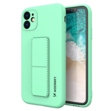 „Wozinsky Kickstand Case“ silikoninis dėklas su stovu, skirtas „Samsung Galaxy A72 4G“, mėtinis