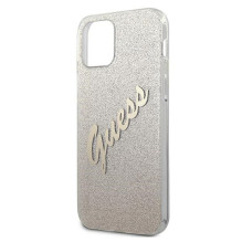 Guess GUHCP12SPCUGLSGO iPhone 12 mini 5.4" gold / gold hardcase Glitter Gradient Script