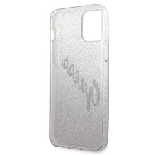 Guess GUHCP12SPCUGLSPI iPhone 12 mini 5.4" pink / pink hardcase Glitter Gradient Script