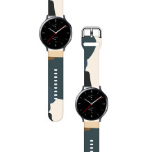Dirželis Moro, skirtas Samsung Galaxy Watch 45/46/47 mm silikoninės apyrankės laikrodžio apyrankė – 13 raštas