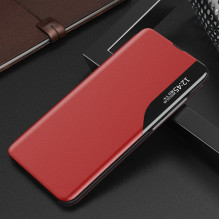 Eco Leather View Case elegantiškas knygų lentynos tipo dėklas su stovu, skirtas Samsung Galaxy A22 4G raudonas Eco Leather View Case elegantiškas knygų lentynos tipo dėklas su stovu, skirtas Samsung Galaxy A22 4G raudonas