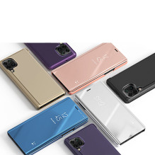 Clear View Case dangtelis Samsung Galaxy A22 4G juodas