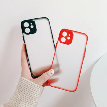 Milky Case silikoninis lankstus permatomas dėklas, skirtas Samsung Galaxy S21+ 5G (S21 Plus 5G) tamsiai žalias