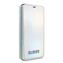 Guess GUFLBKN58BLD iPhone 11 Pro sidabrinė / sidabrinė knyga Vaivorykštė