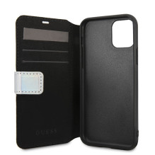 Guess GUFLBKN65BLD iPhone 11 Pro Max sidabrinė / sidabrinė knyga vaivorykštė