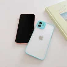 Milky Case Silikoninis lankstus permatomas dėklas, skirtas Xiaomi Redmi 9T Blue