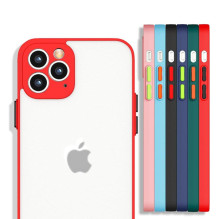 Milky Case Silikoninis lankstus permatomas dėklas, skirtas Xiaomi Redmi 9T Blue